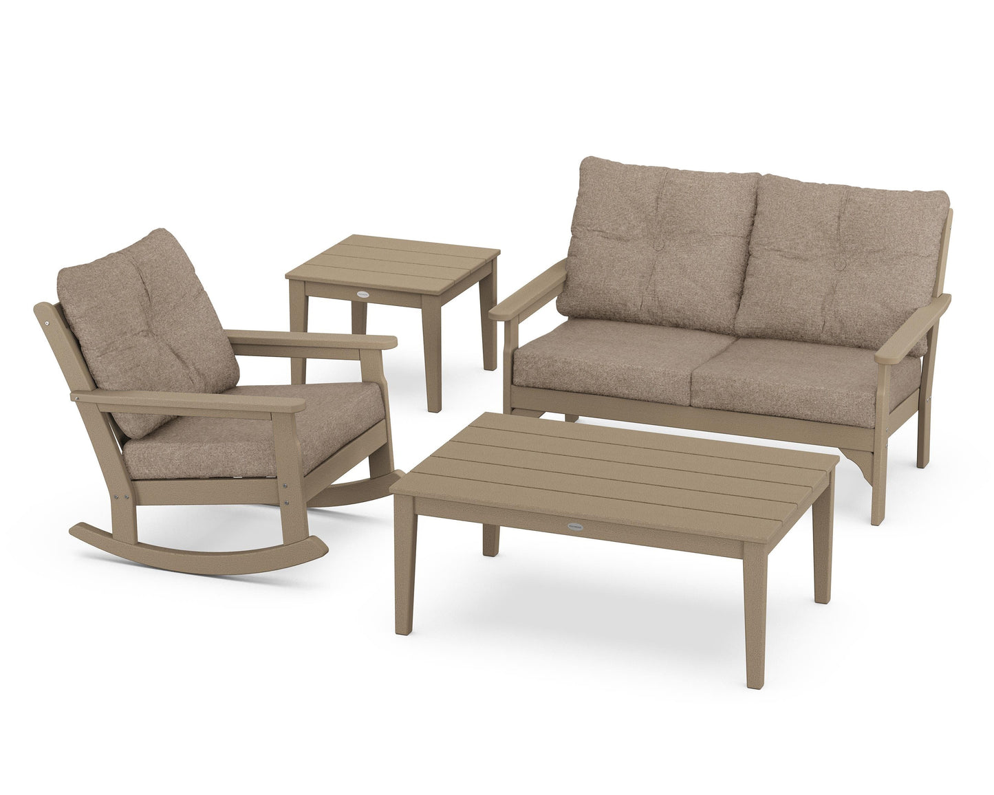 Vineyard 4-Piece Deep Seating Rocker Set