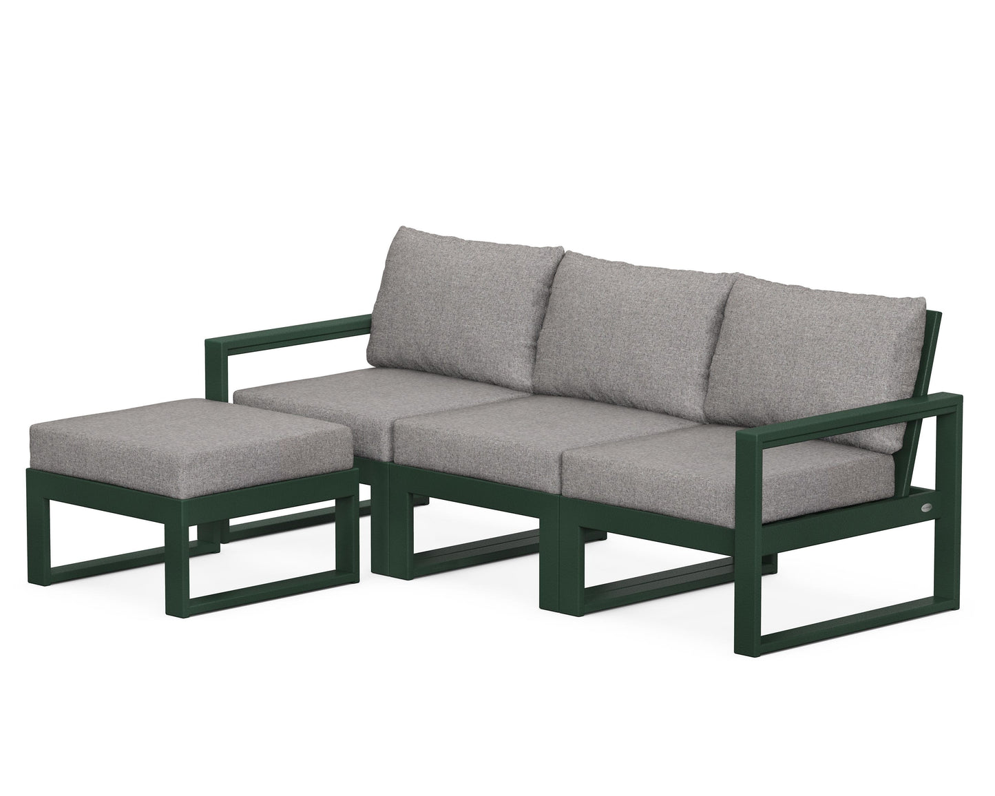 EDGE 4-Piece Modular Deep Seating Set with Ottoman
