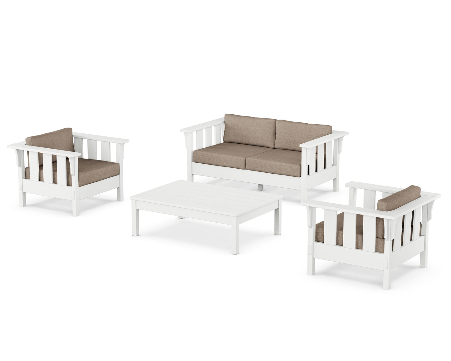 Acadia 4-Piece Deep Seating Set with Loveseat