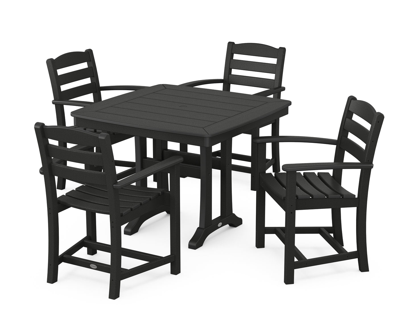 La Casa CafÃ© 5-Piece Dining Set with Trestle Legs