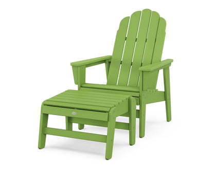 Vineyard Grand Upright Adirondack Chair with Ottoman
