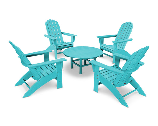 Vineyard 5-Piece Oversized Adirondack Set