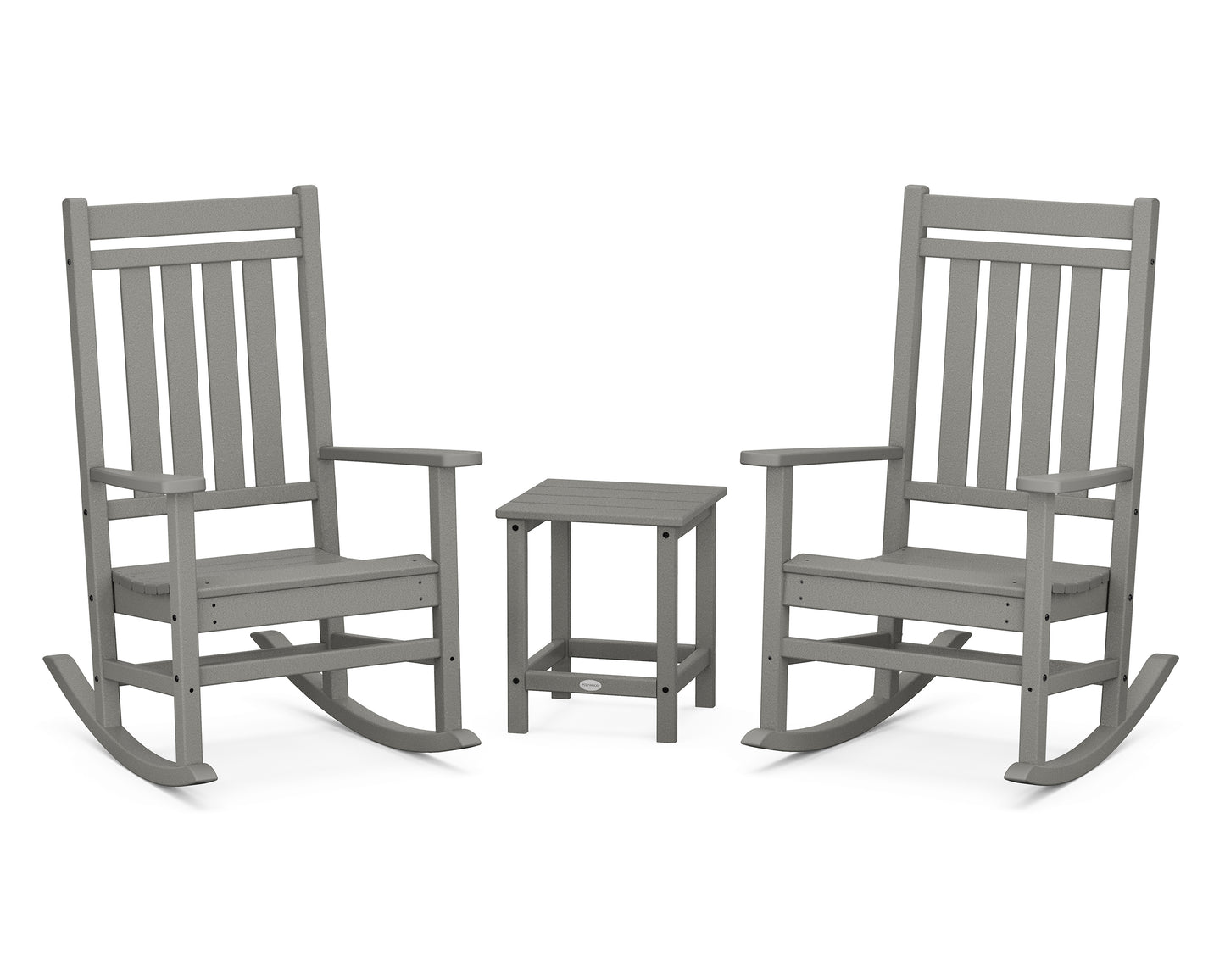 Estate 3-Piece Rocking Chair Set with Long Island 18" Side Table