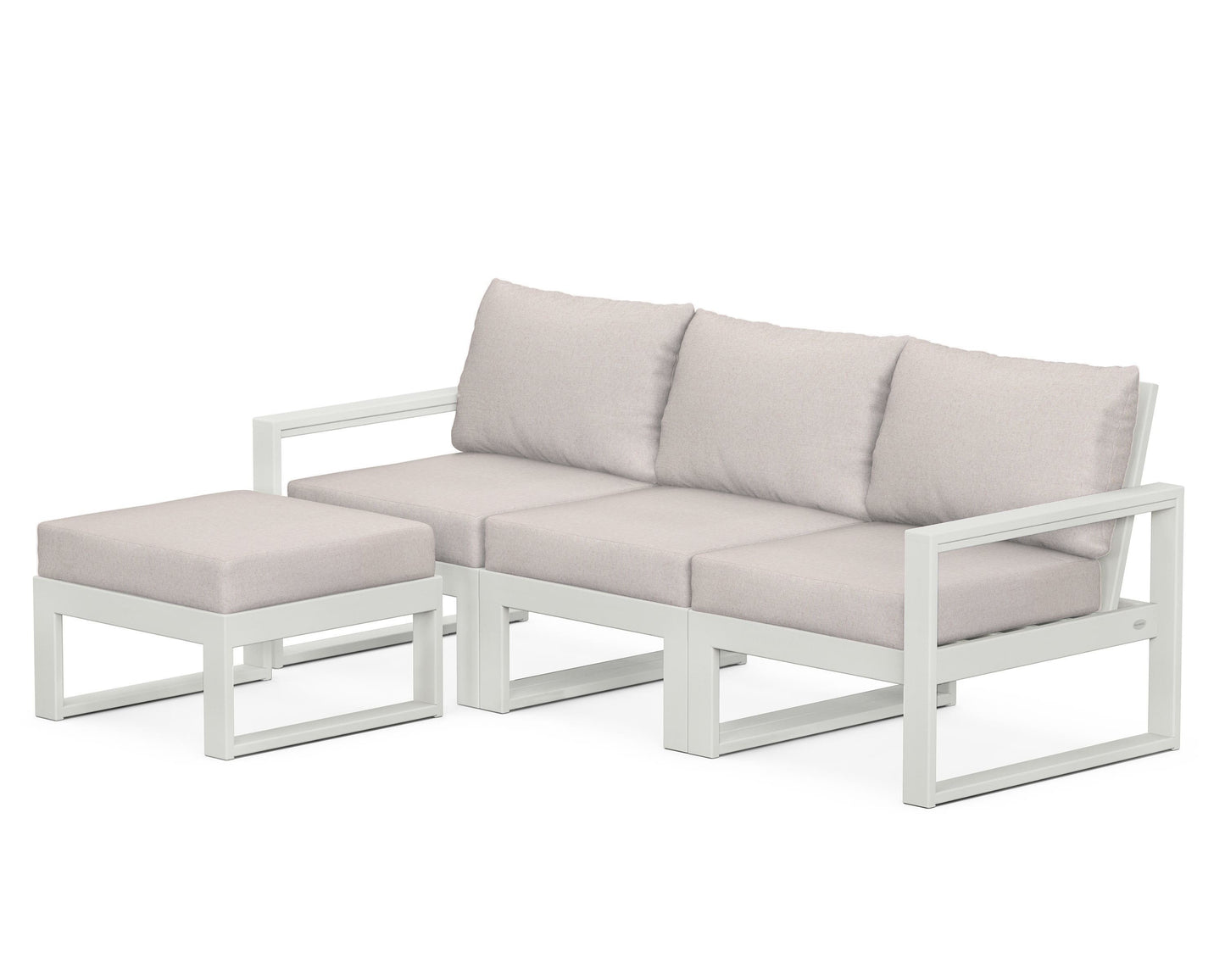 EDGE 4-Piece Modular Deep Seating Set with Ottoman