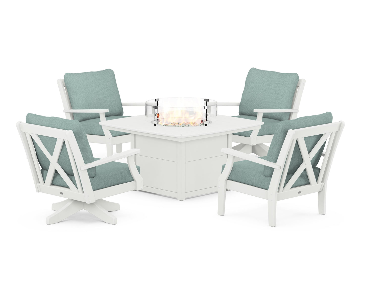 Braxton 5-Piece Deep Seating Set with Fire Table