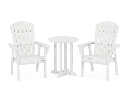 Nautical Adirondack 3-Piece Round Bistro Dining Set
