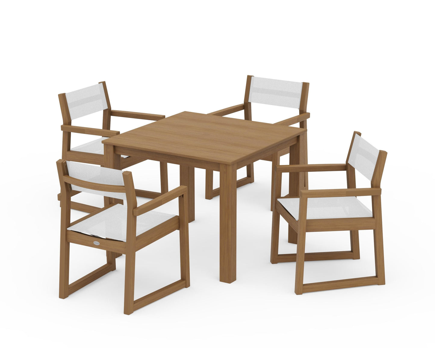 EDGE Sling Arm Chair 5-Piece Parsons Dining Set