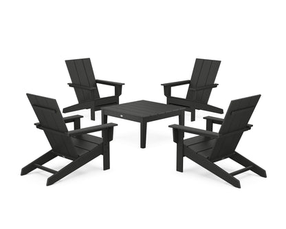 5-Piece Modern Studio Adirondack Chair Conversation Group