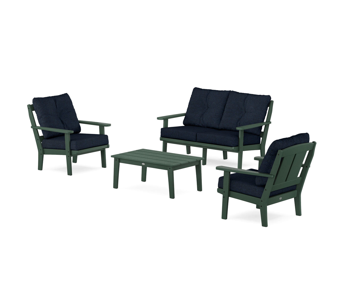 Mission 4-Piece Deep Seating Set with Loveseat