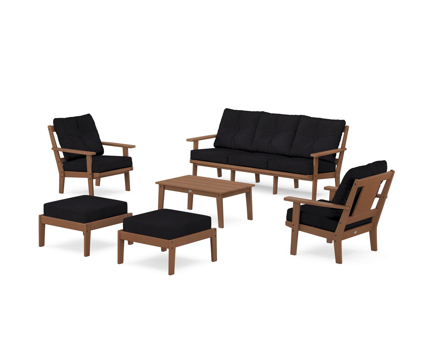Prairie 6-Piece Lounge Sofa Set