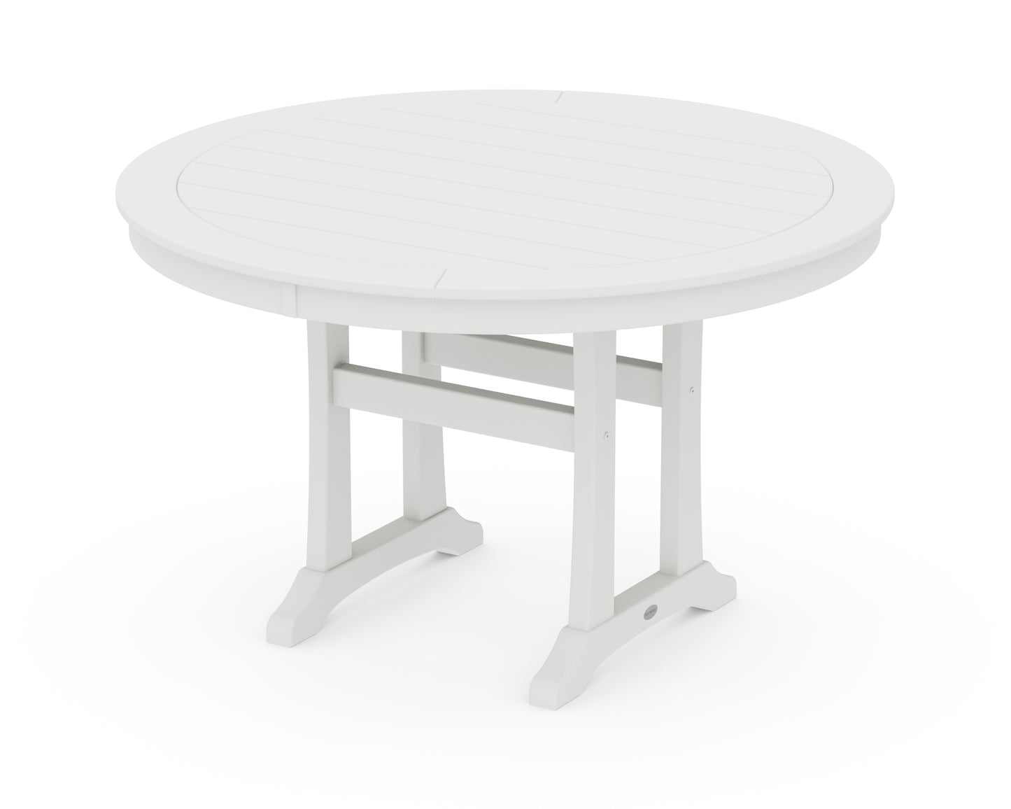 Nautical Trestle 48" Round Dining Table