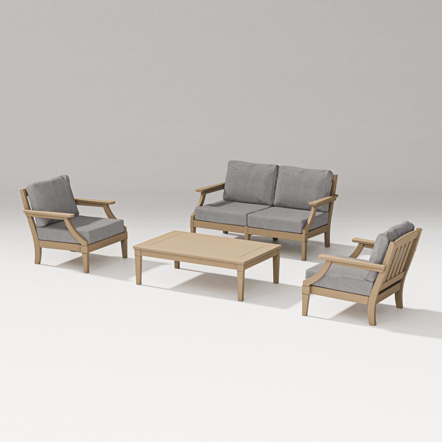 Estate Lounge 4-Piece Loveseat Set