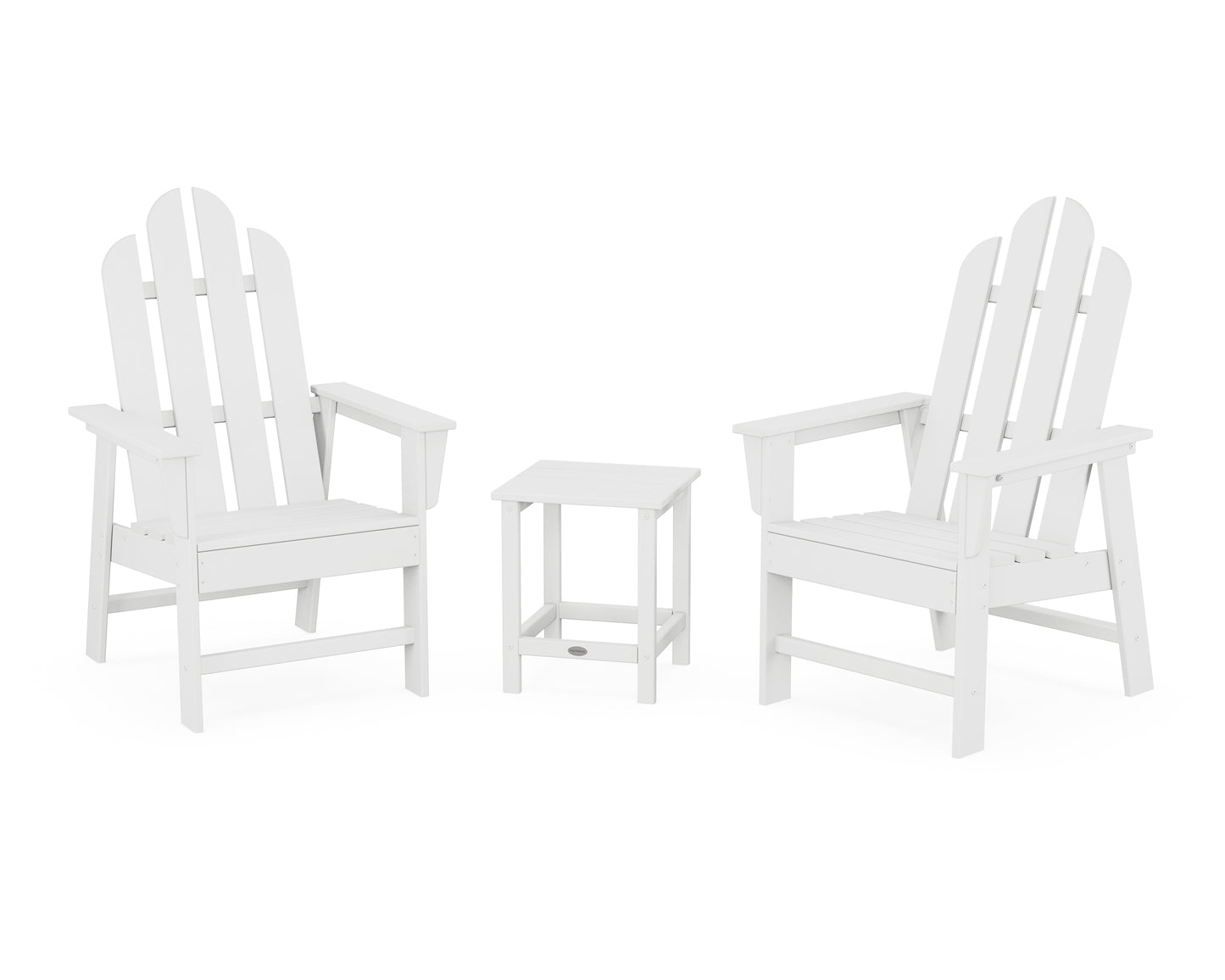 Long Island 3-Piece Upright Adirondack Chair Set