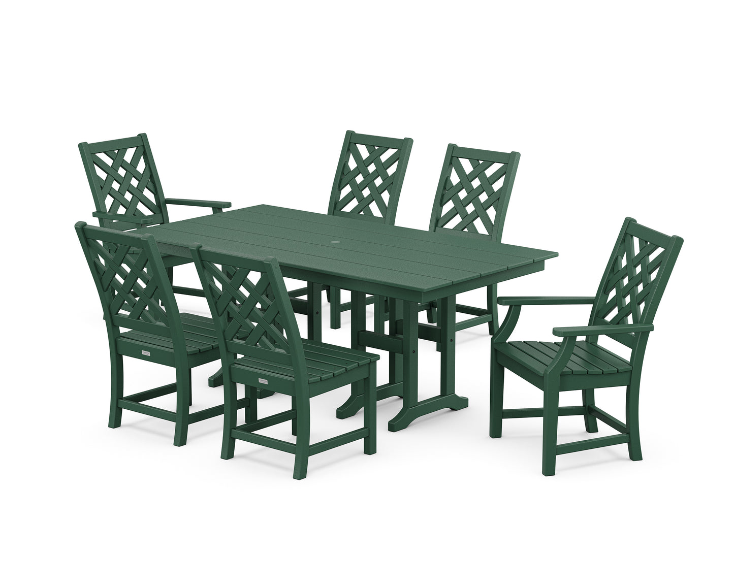 Wovendale 7-Piece Farmhouse Dining Set