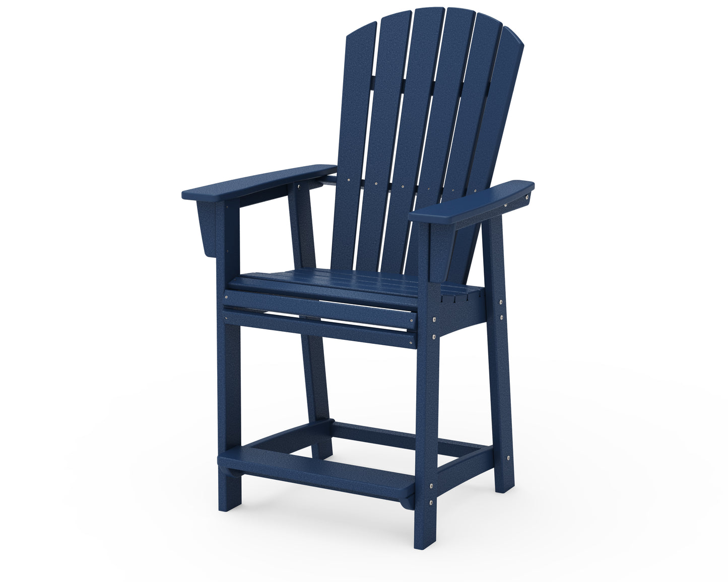 Nautical Curveback Adirondack Counter Chair