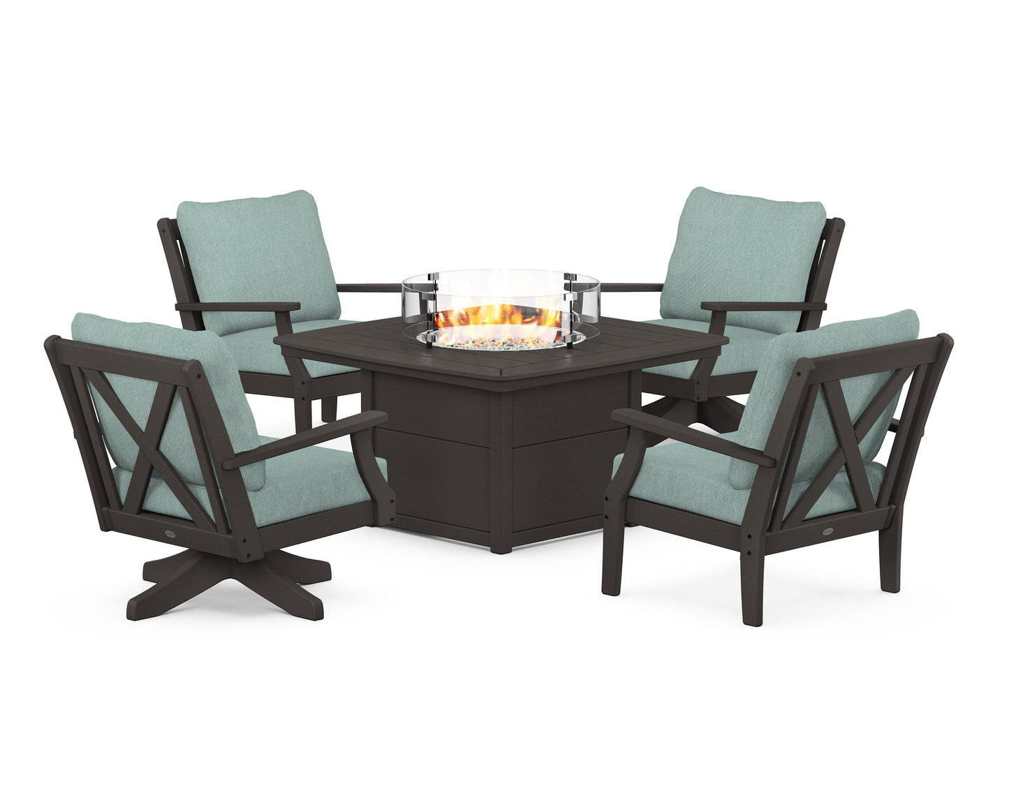 Braxton 5-Piece Deep Seating Set with Fire Table