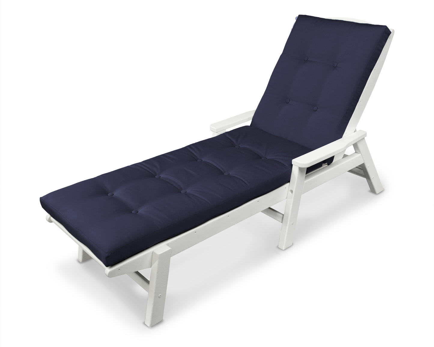 Nautical Chaise with Arms and Ateevaâ„¢ Luxe Cushion