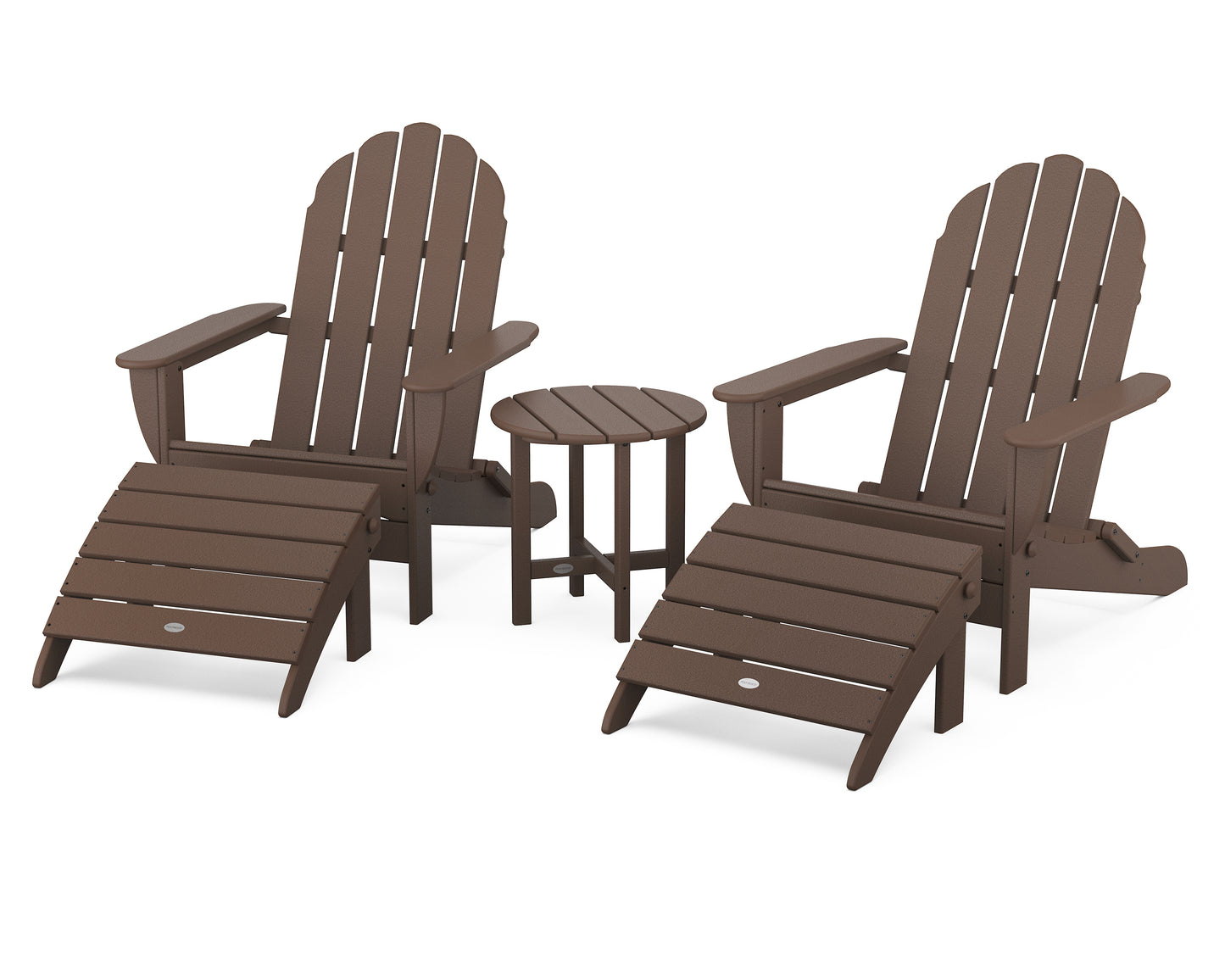 Classic Oversized Adirondack 5-Piece Casual Set