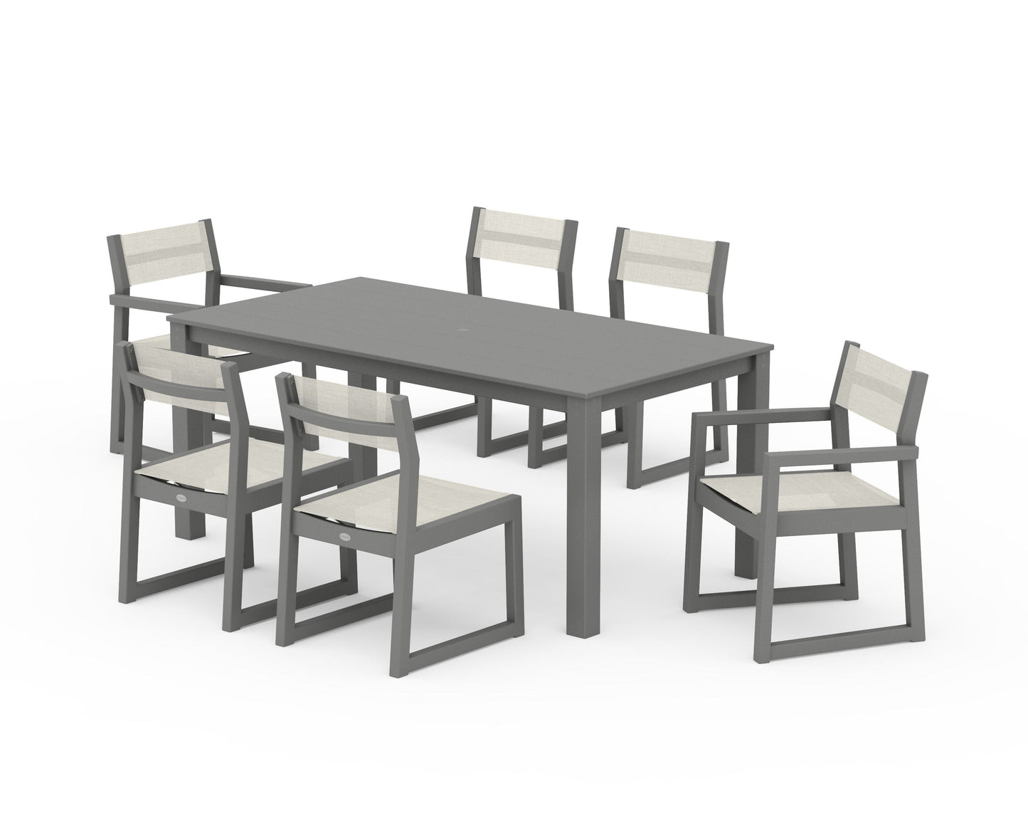 EDGE Sling 7-Piece Parsons Dining Set