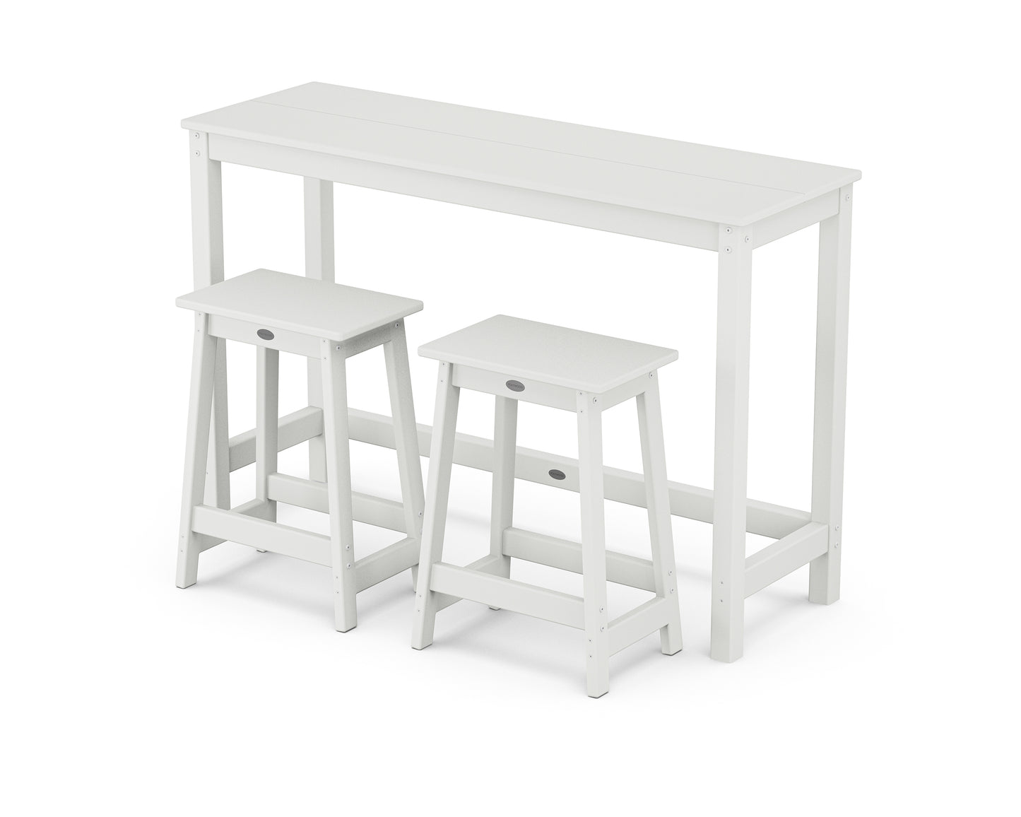 Modern Studio Stool 3-Piece Counter Balcony Set