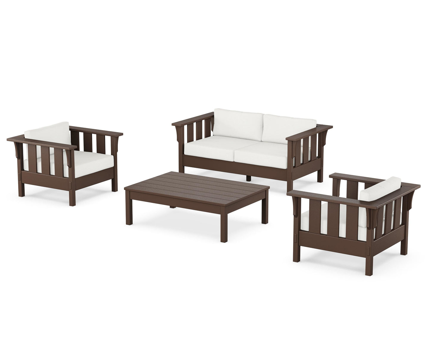 Acadia 4-Piece Deep Seating Set with Loveseat