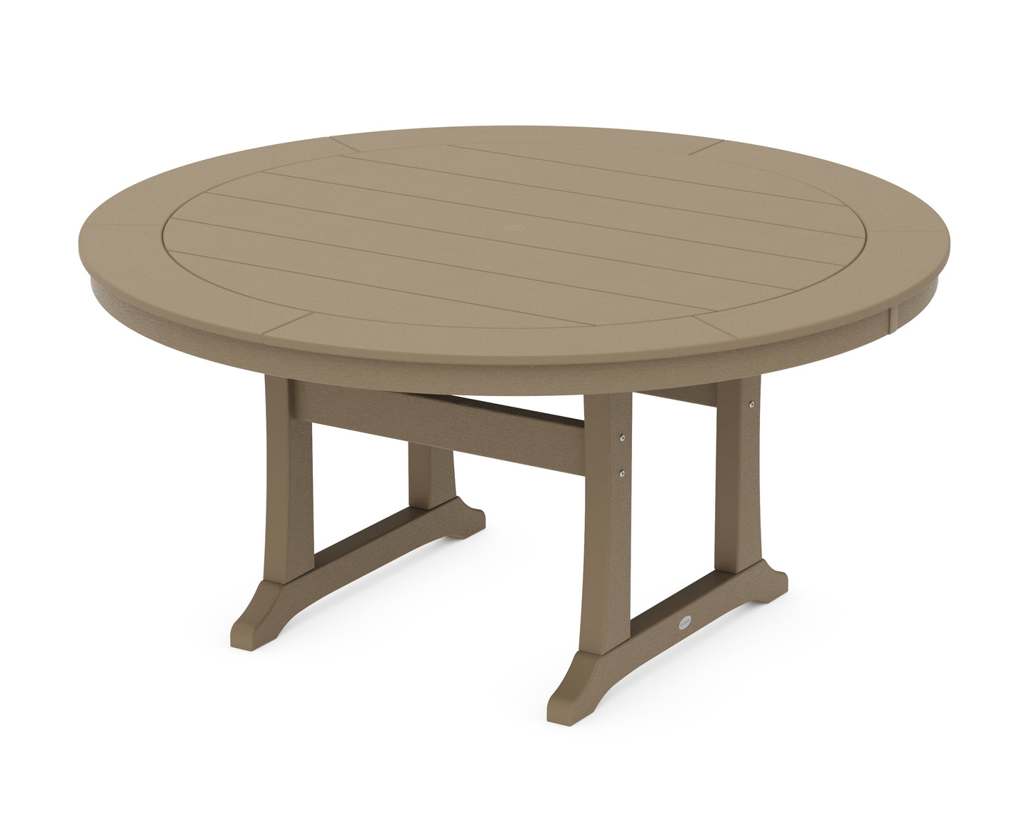 Nautical Trestle 60" Round Dining Table