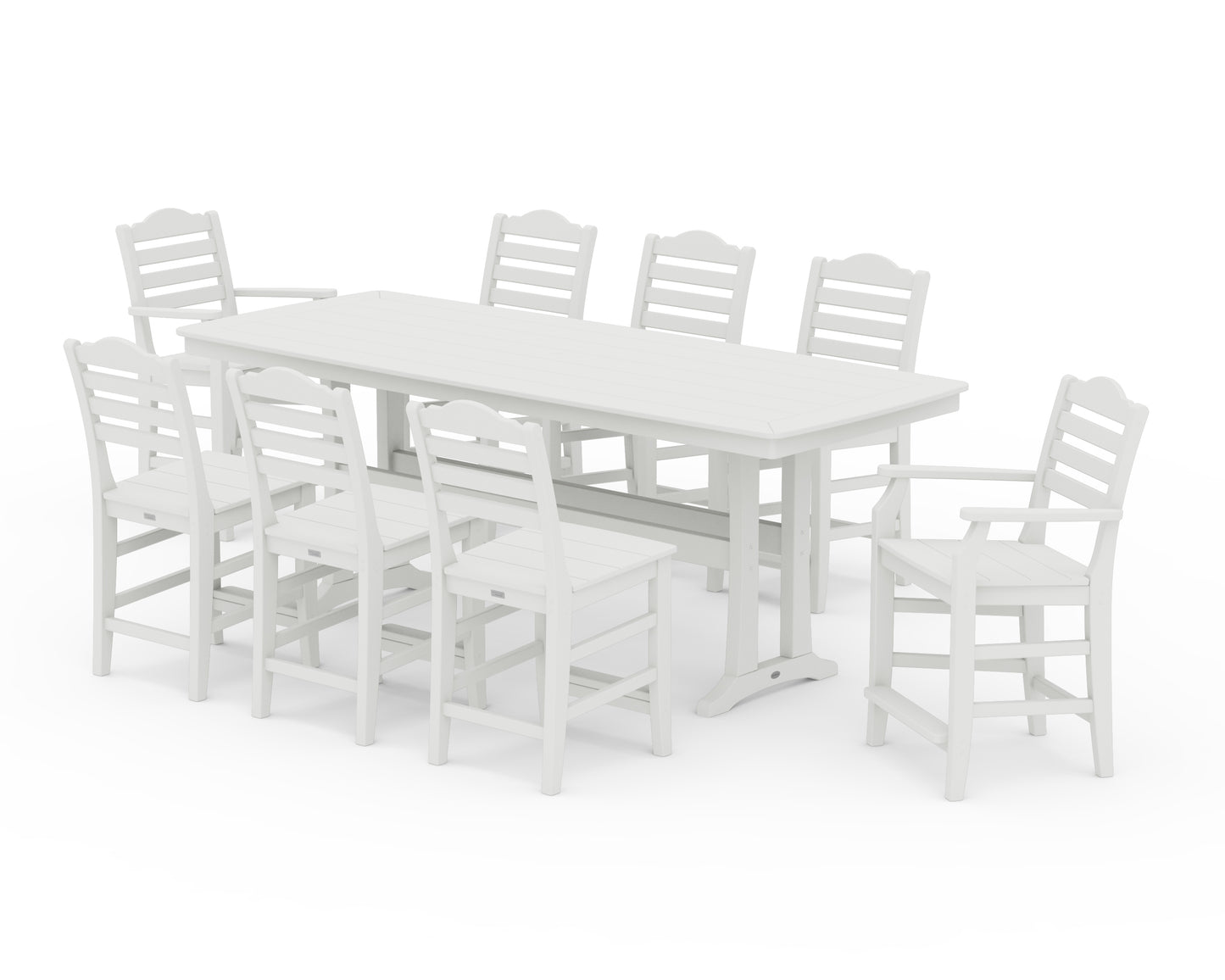 Savannah 9-Piece Counter Set with Trestle Legs