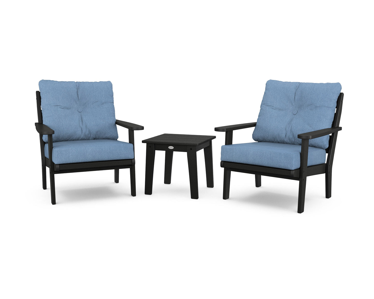 Lakeside 3-Piece Deep Seating Chair Set