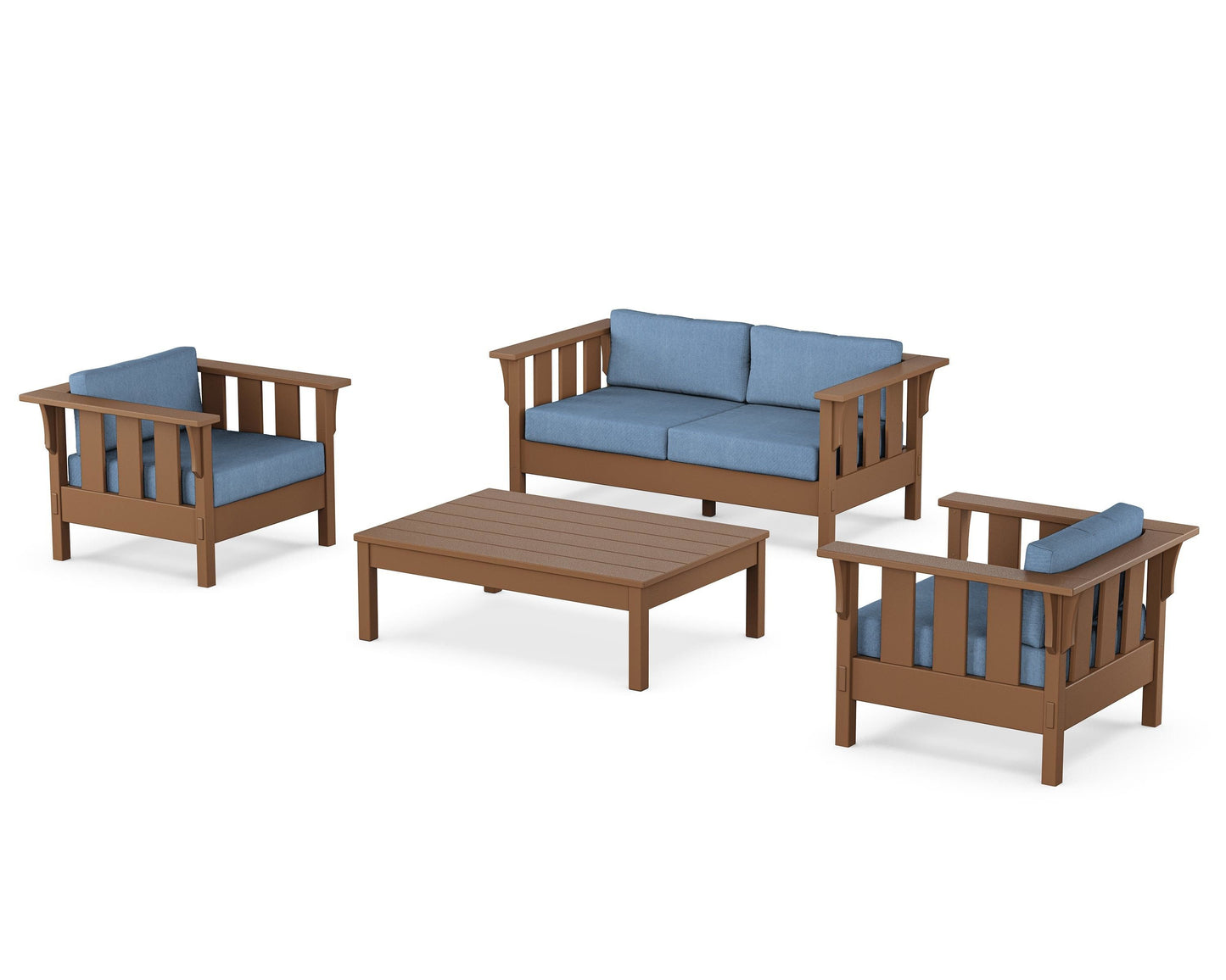 Acadia 4-Piece Deep Seating Set with Loveseat
