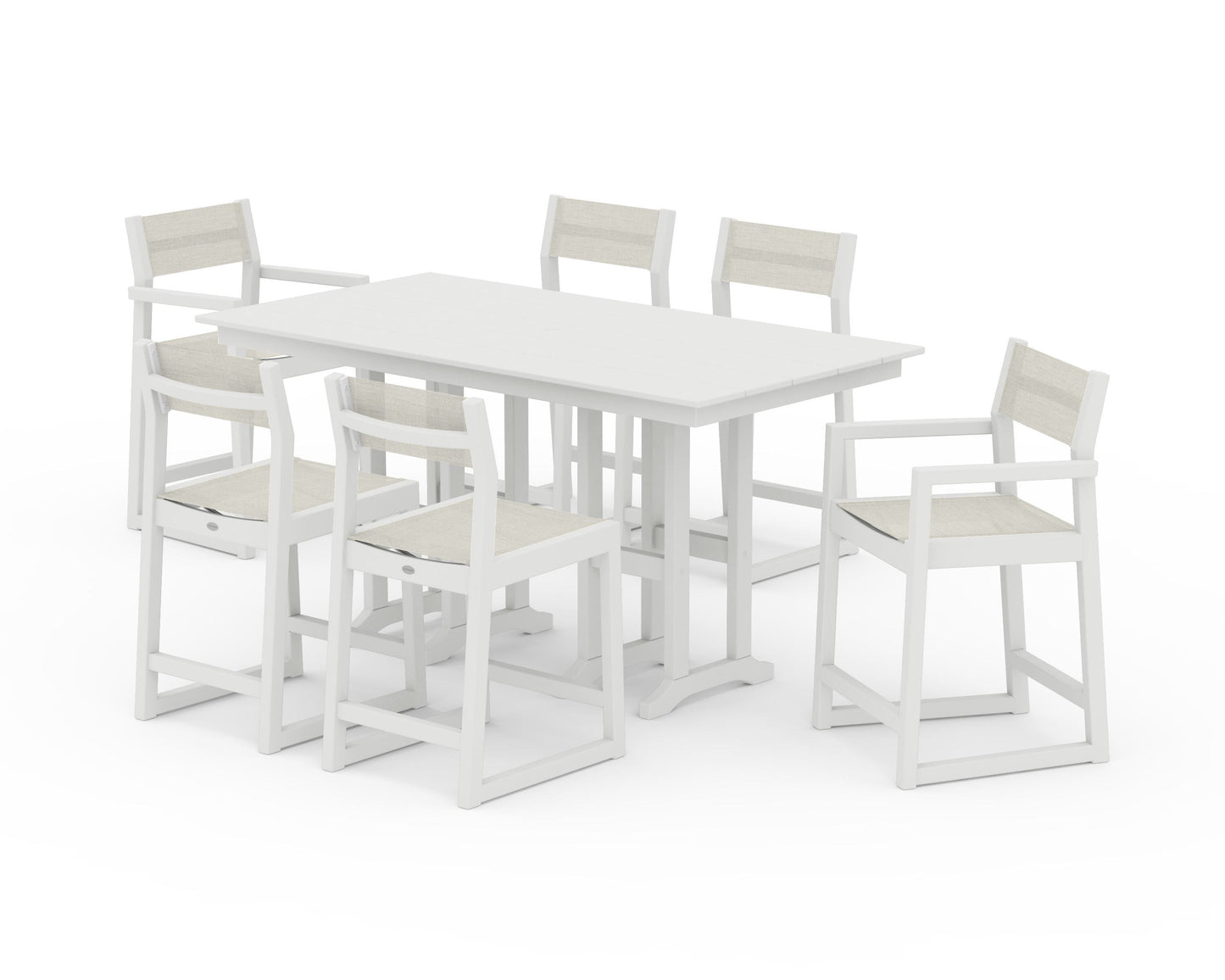 EDGE Sling 7-Piece Farmhouse Counter Set