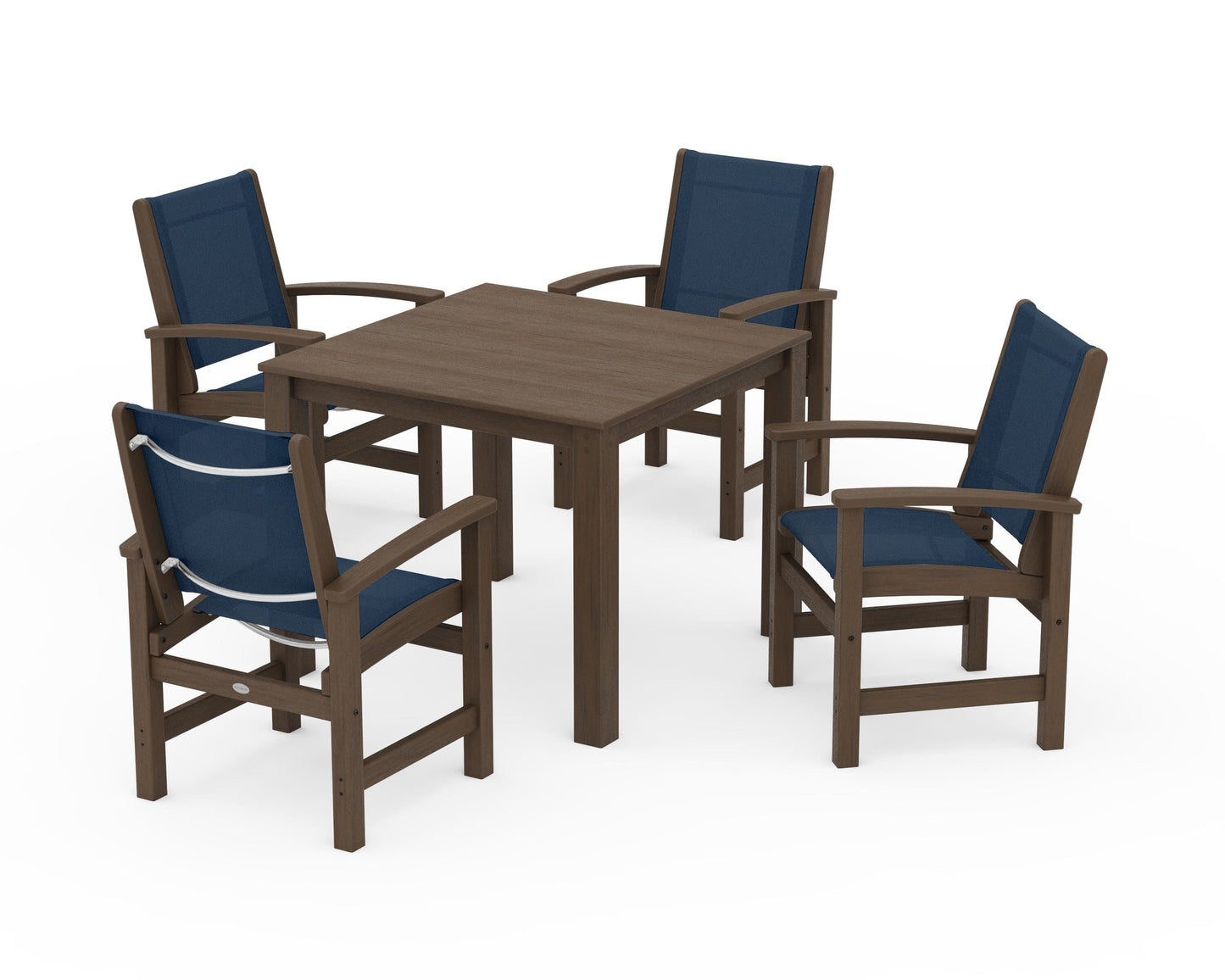 Coastal 5-Piece Parsons Dining Set