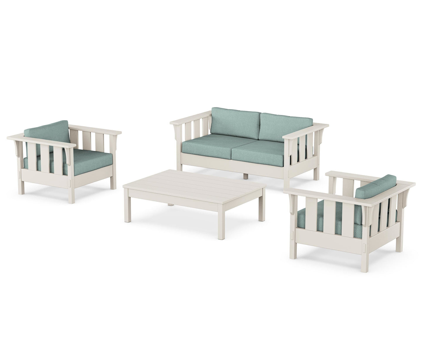 Acadia 4-Piece Deep Seating Set with Loveseat