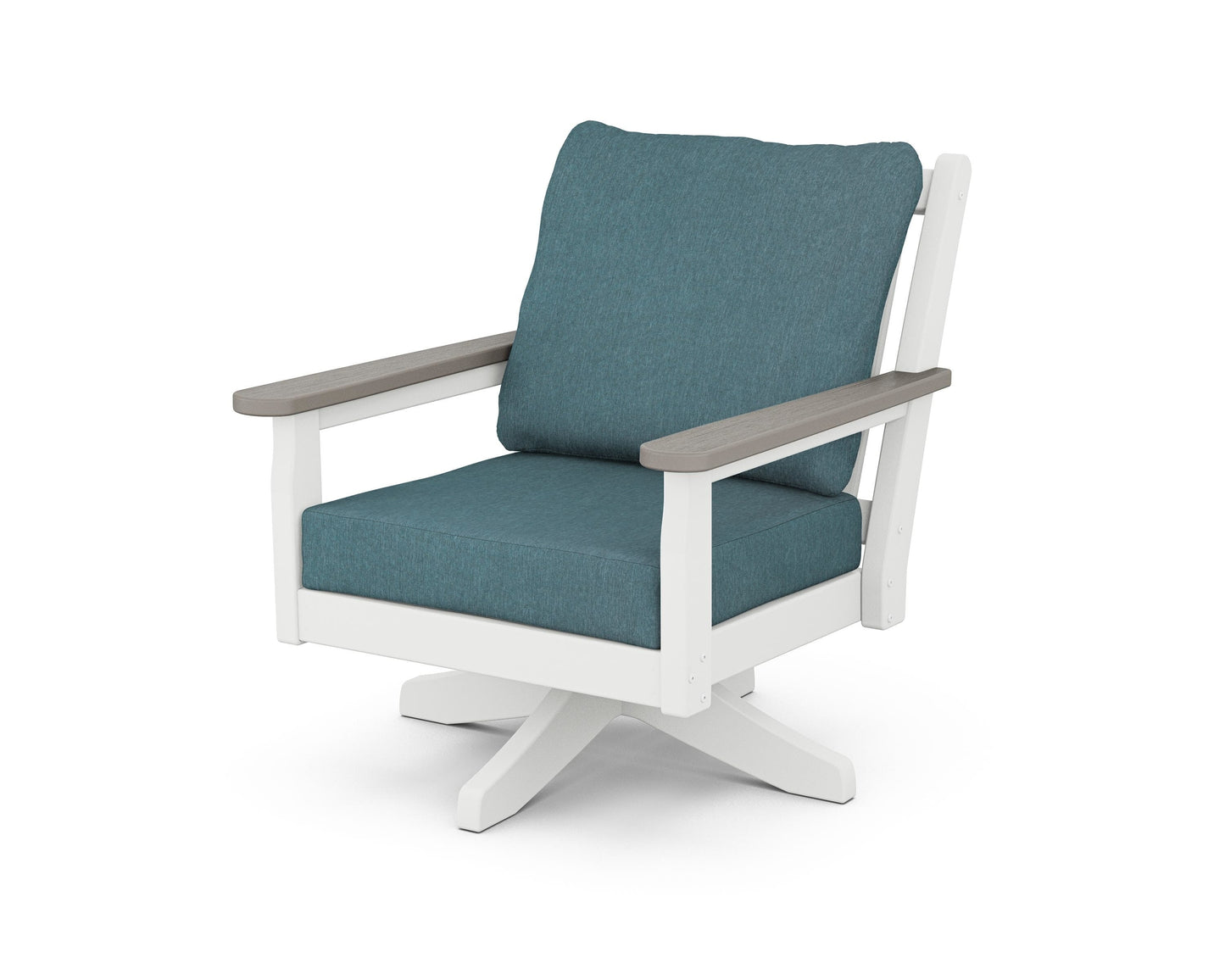 Chippendale Deep Seating Swivel Chair