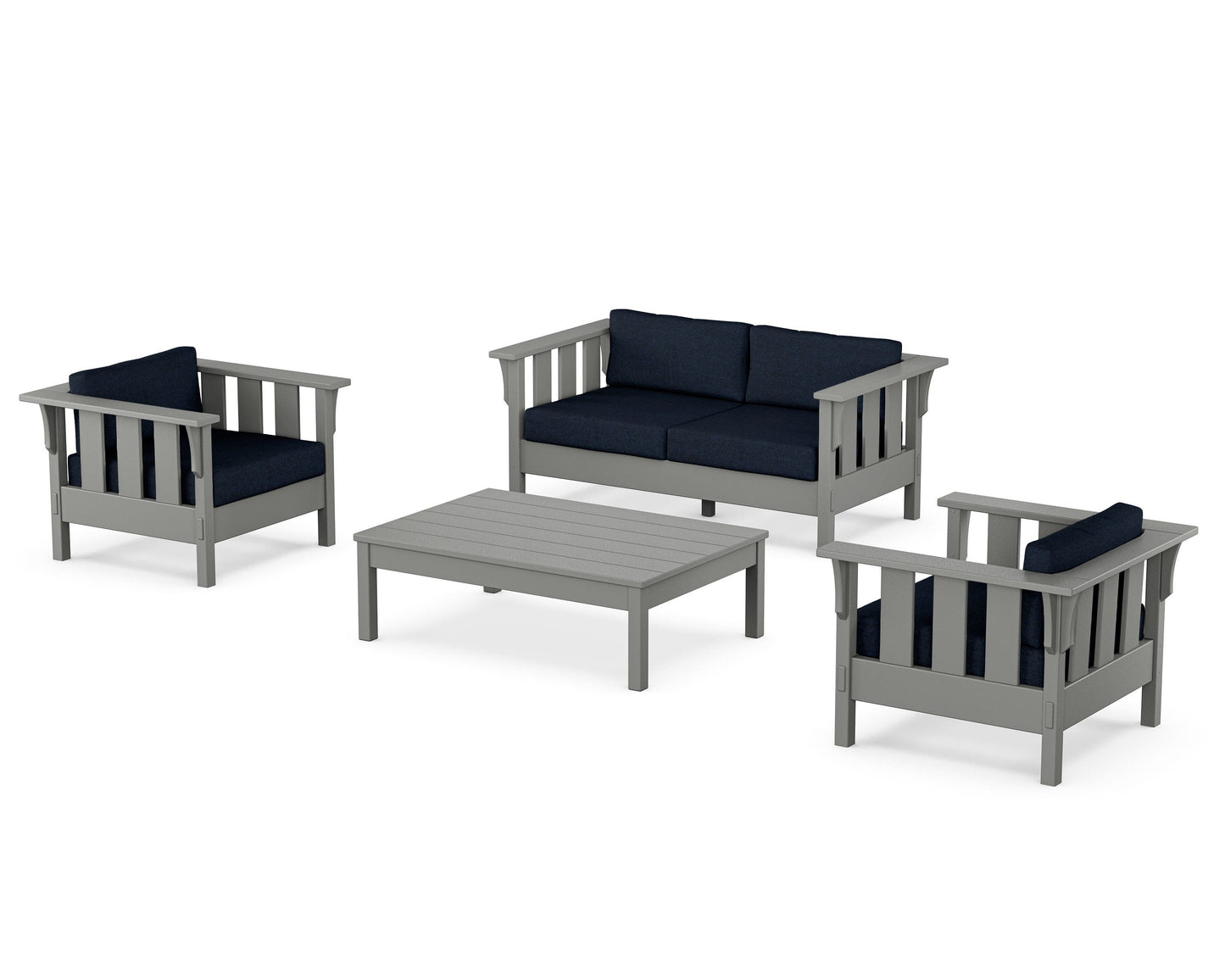 Acadia 4-Piece Deep Seating Set with Loveseat