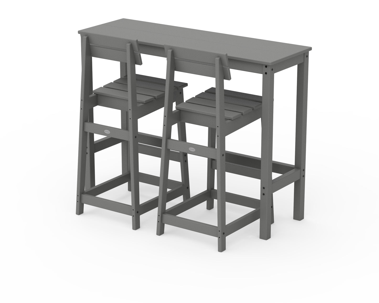 Modern Studio Plaza Bar Chair 3-Piece Balcony Set