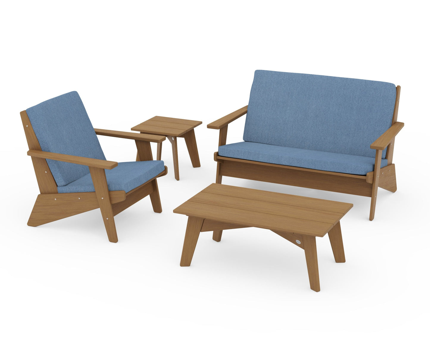 Riviera Modern Lounge 4-Piece Set