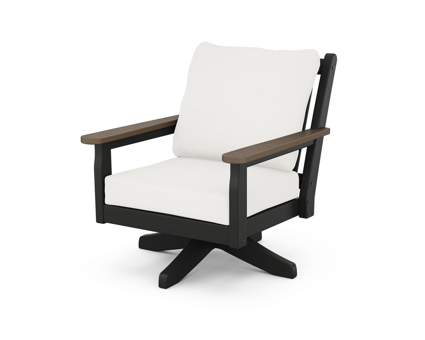 Chippendale Deep Seating Swivel Chair