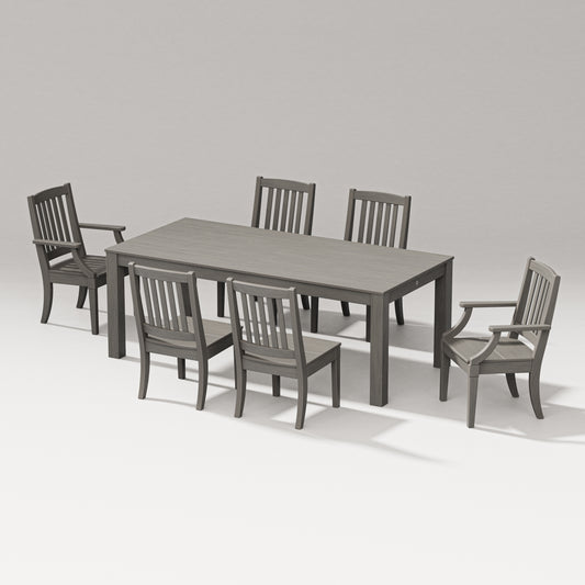Estate 7-Piece Parsons Table Dining Set