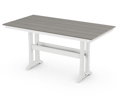 Farmhouse Trestle 37" x 72" Counter Table