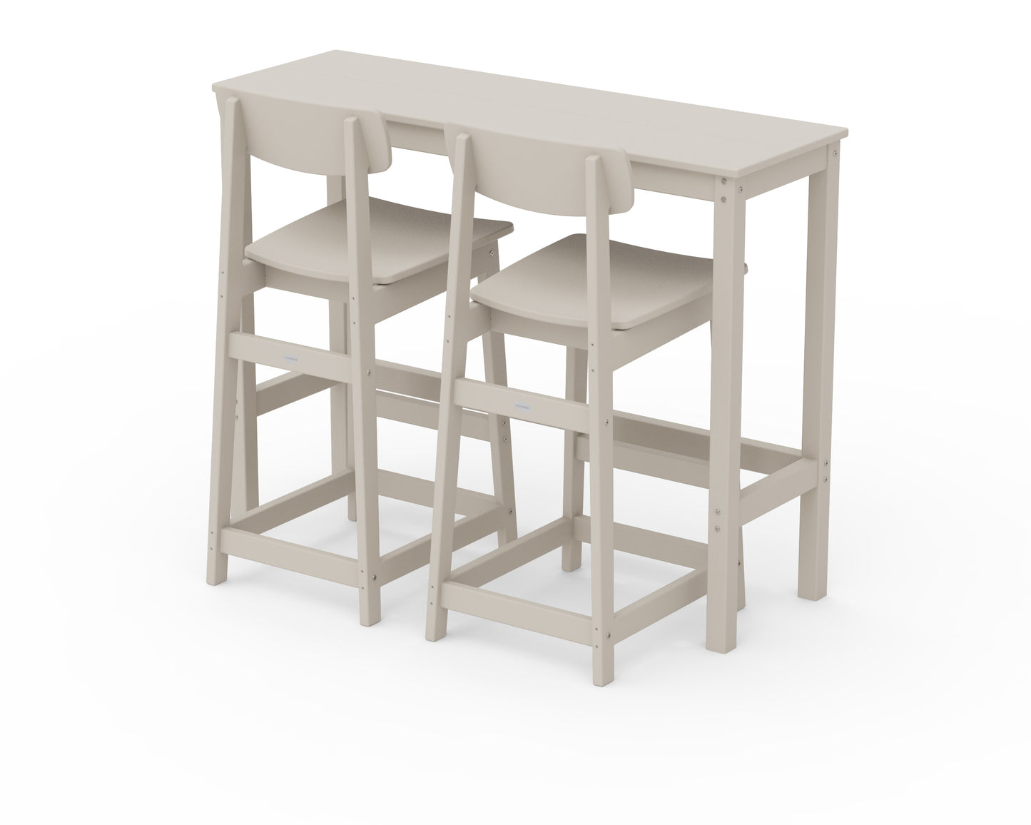 Modern Studio Urban Bar Chair 3-Piece Balcony Set