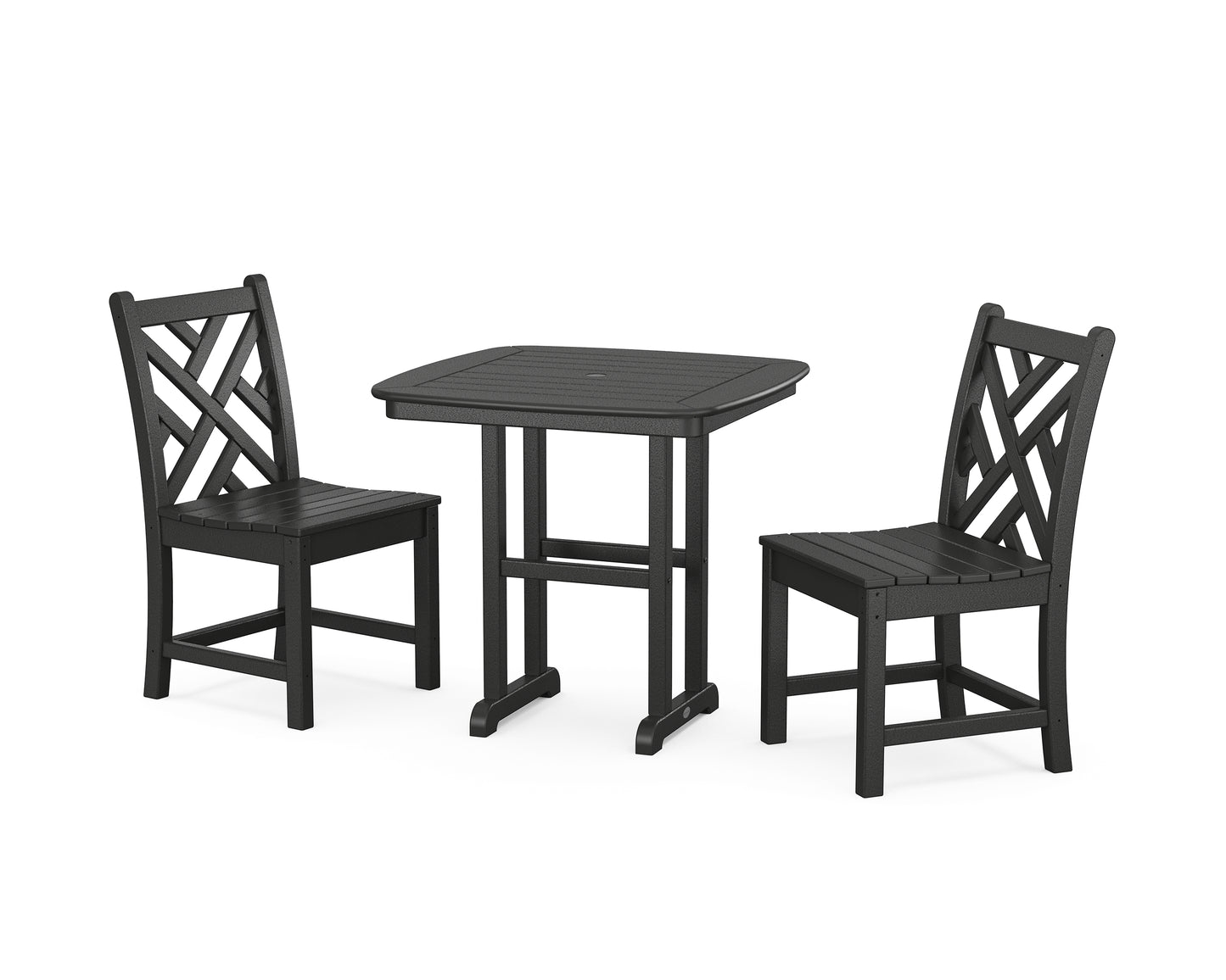 Chippendale Side Chair 3-Piece Dining Set