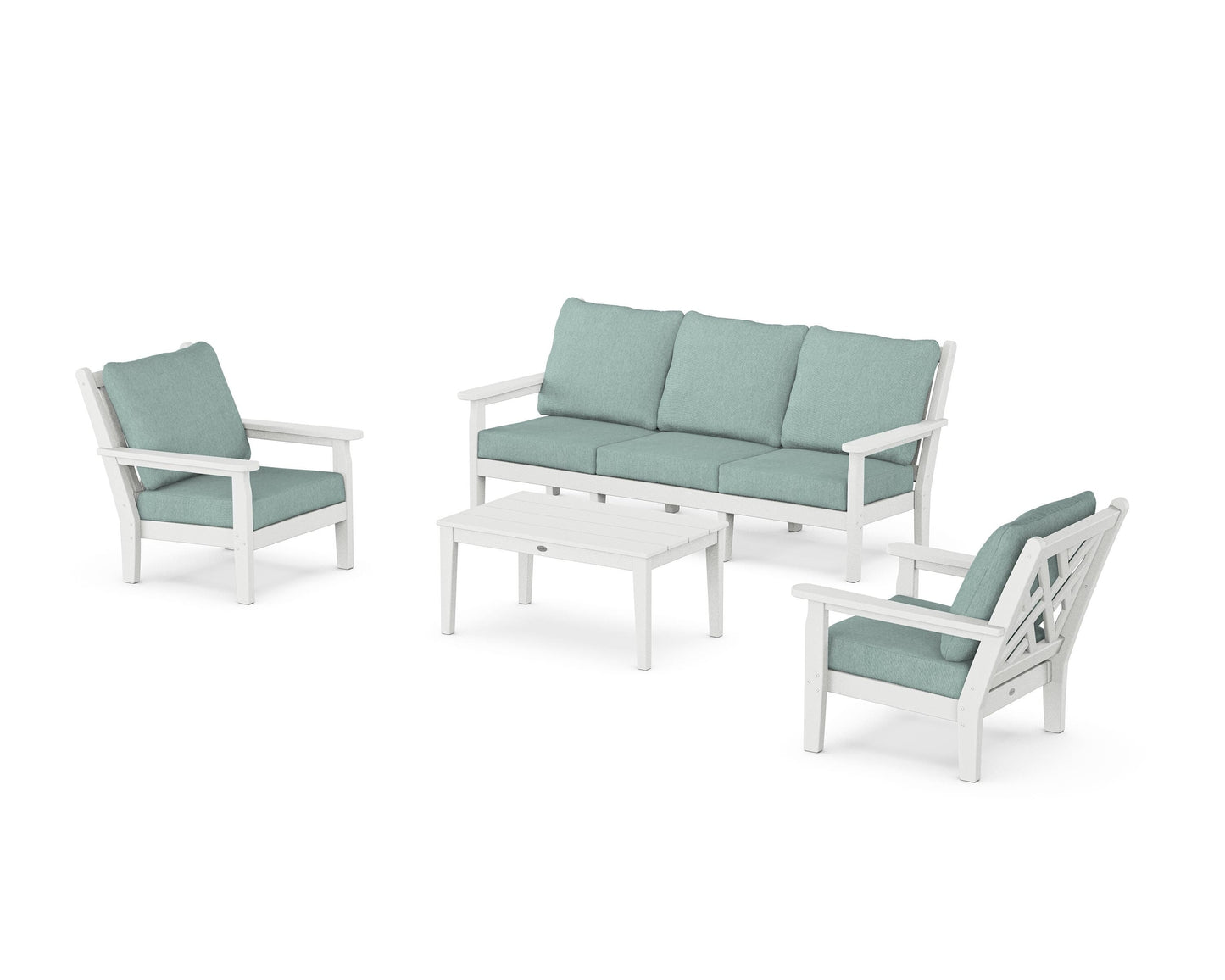 Chippendale 4-Piece Deep Seating Set with Sofa