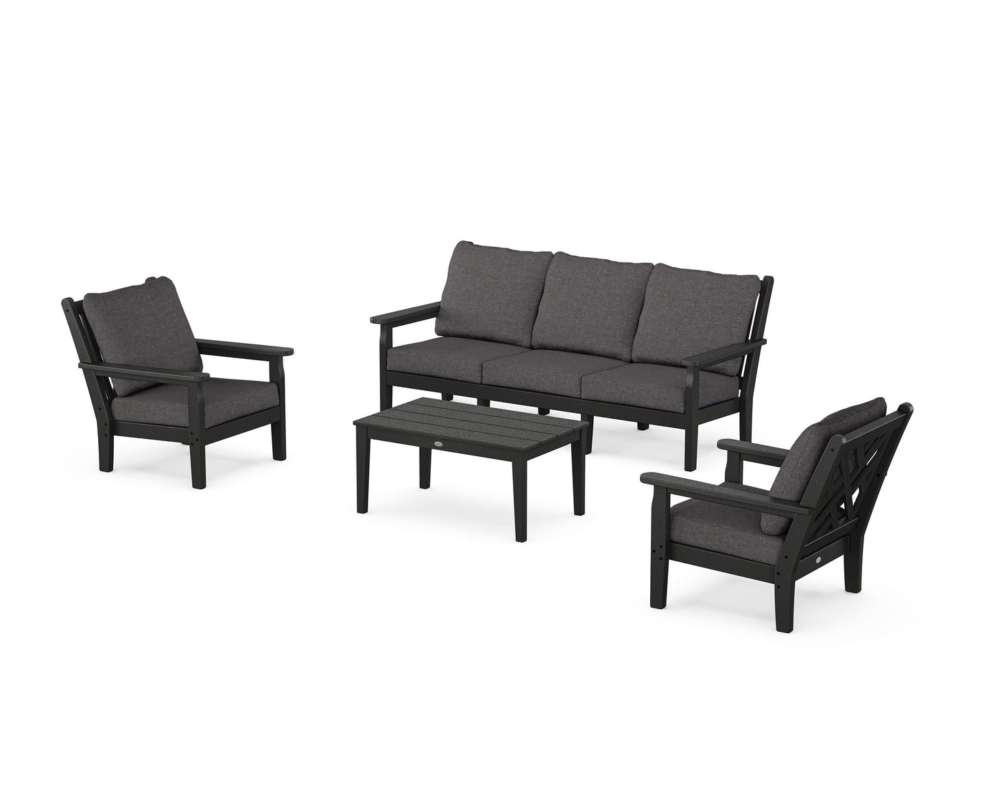 Chippendale 4-Piece Deep Seating Set with Sofa