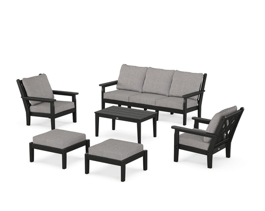 Chippendale 6-Piece Lounge Sofa Set