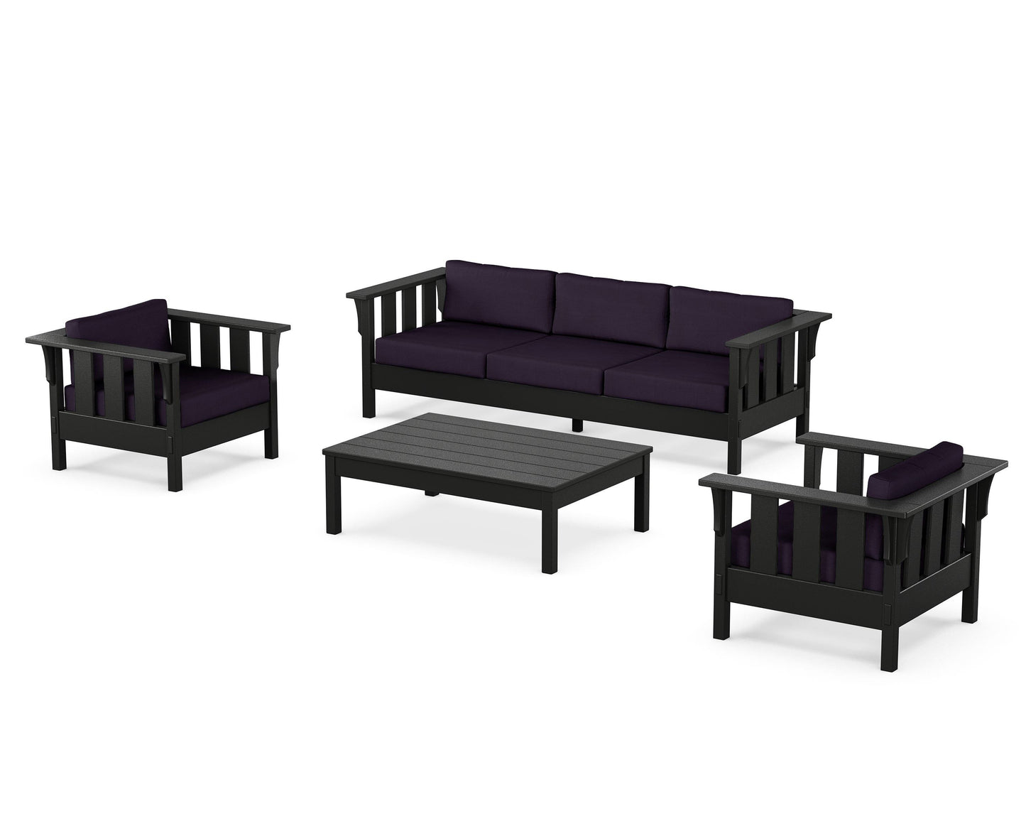 Acadia 4-Piece Deep Seating Set with Sofa