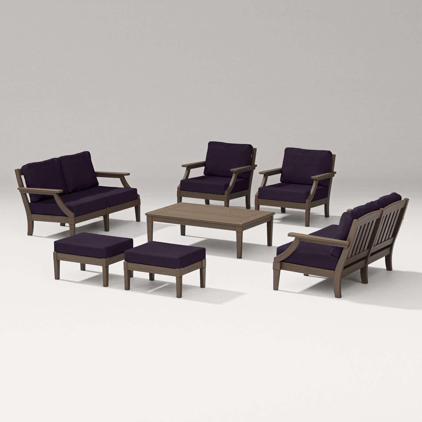 Estate 7-Piece Lounge Loveseat Set