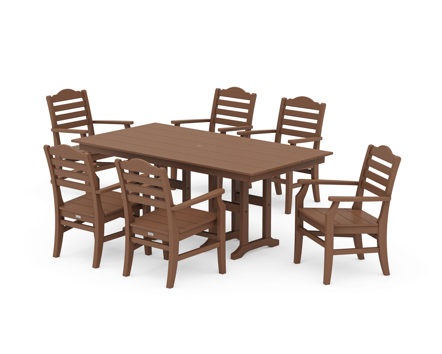 Savannah Arm Chair 7-Piece Farmhouse Dining Set