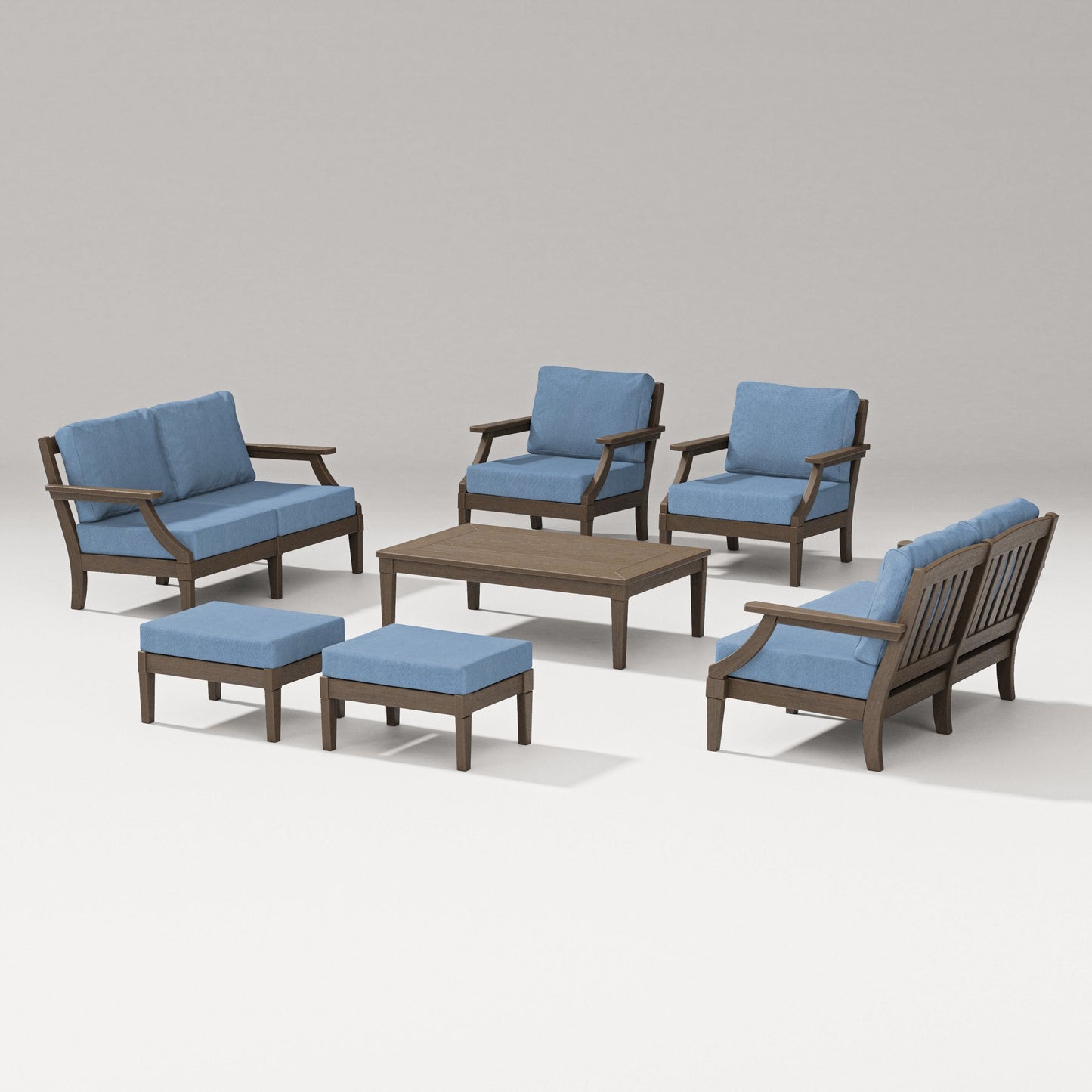 Estate 7-Piece Lounge Loveseat Set