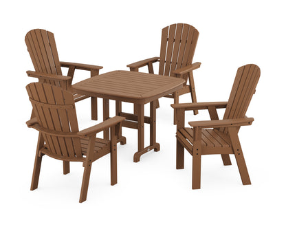Nautical Curveback Adirondack 5-Piece Dining Set