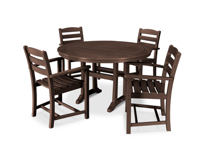 La Casa Cafe 5-Piece Arm Chair Dining Set